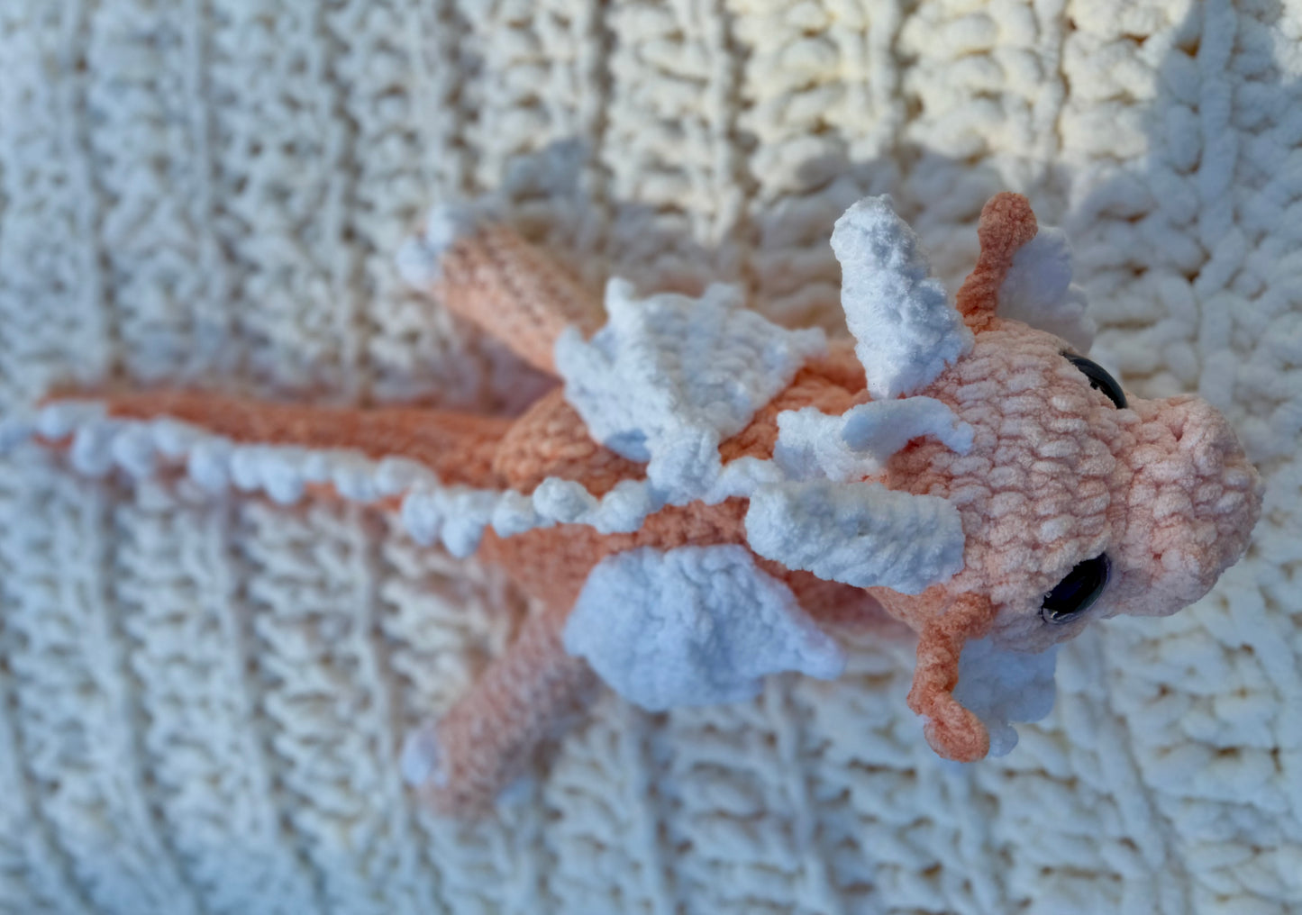 Creamsicle Snuggle Dragon