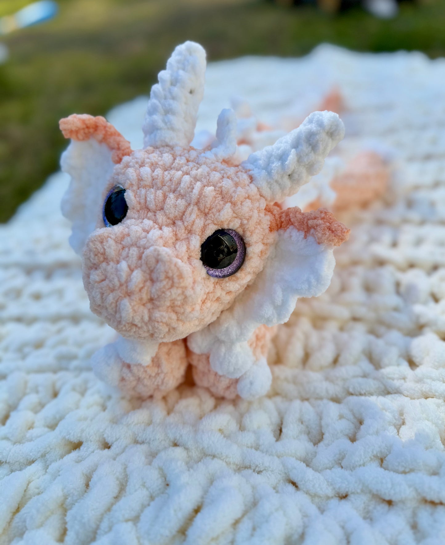 Creamsicle Snuggle Dragon