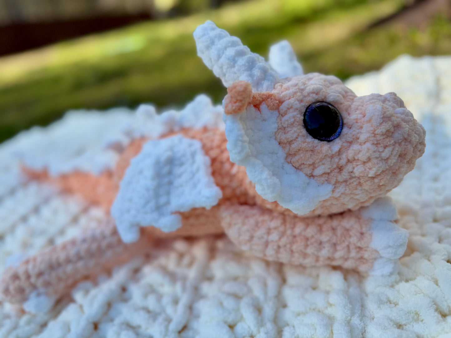 Creamsicle Snuggle Dragon