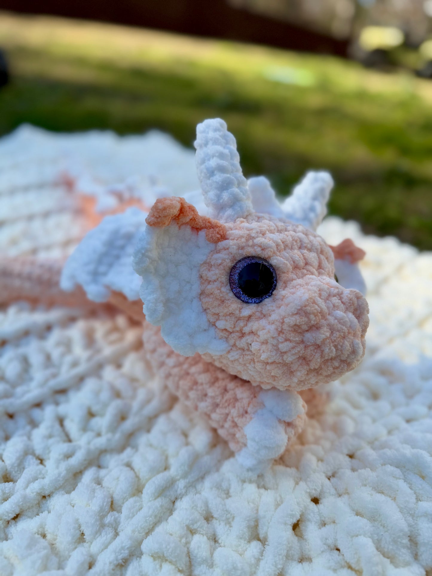 Creamsicle Snuggle Dragon