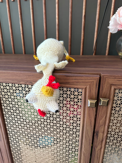 Squished Chicken Doorstop