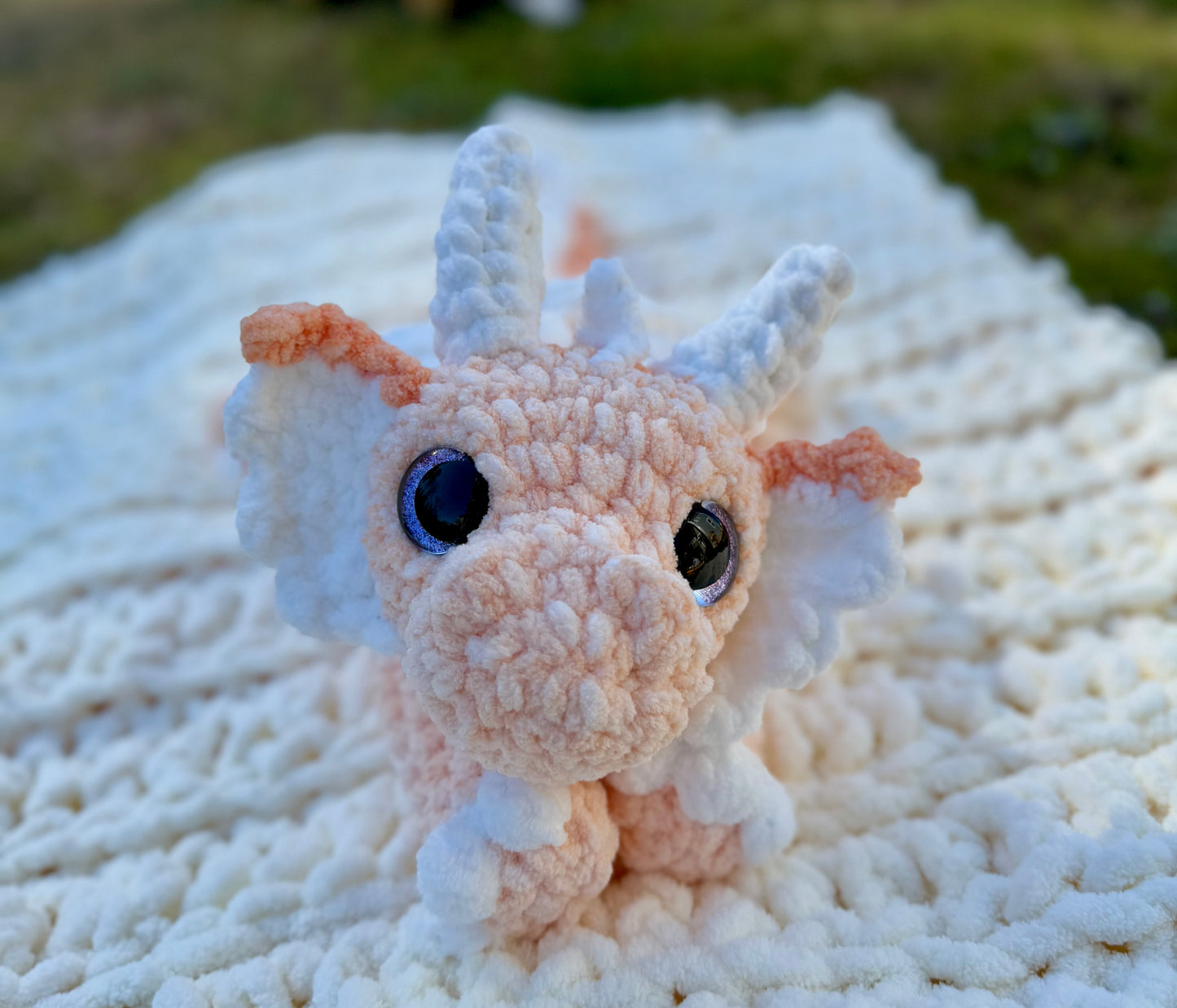 Creamsicle Snuggle Dragon