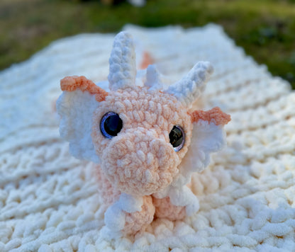 Creamsicle Snuggle Dragon