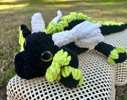 Cuddle Dragon Black and Green