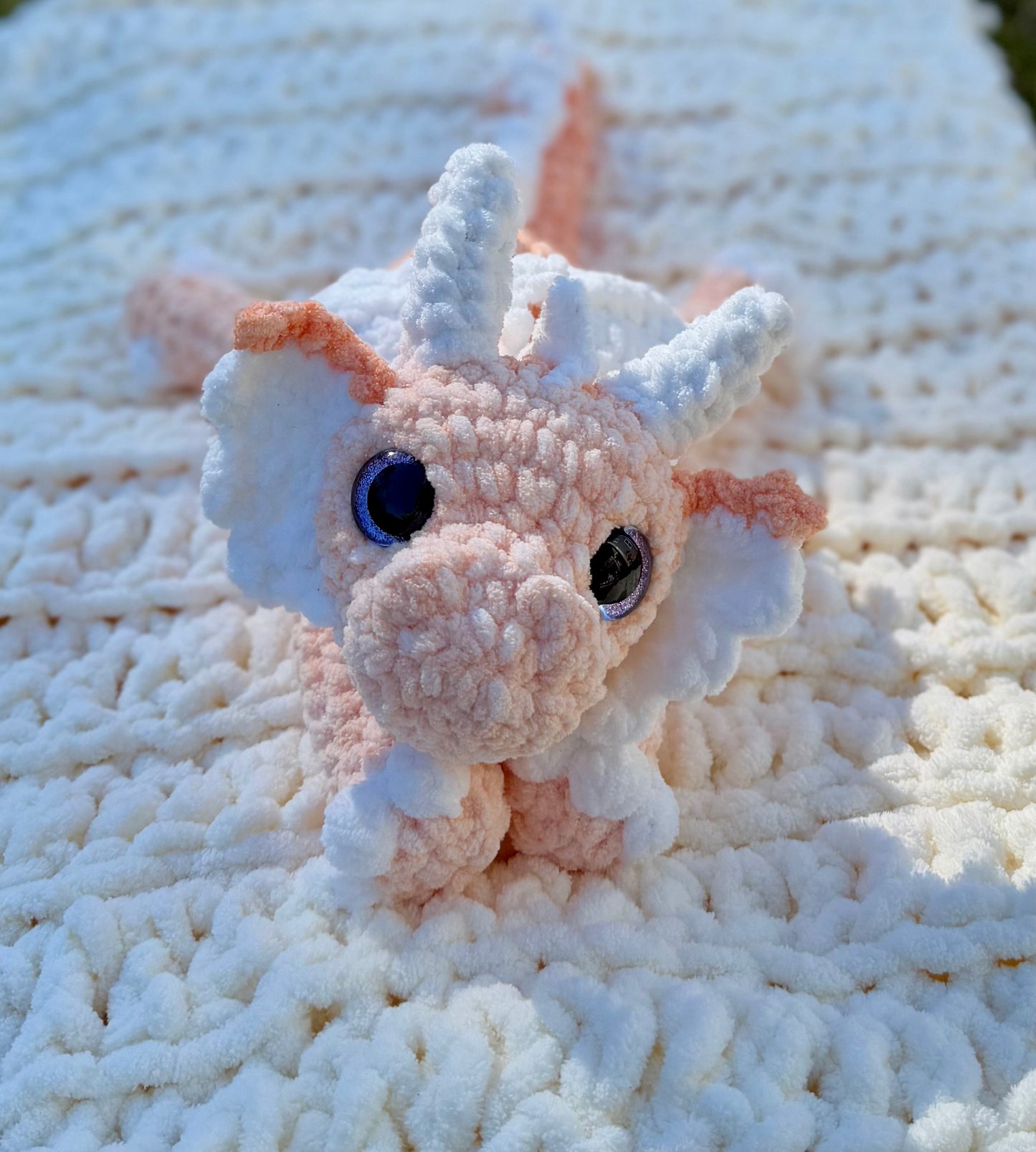 Creamsicle Snuggle Dragon
