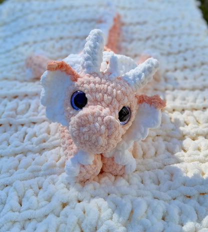 Creamsicle Snuggle Dragon