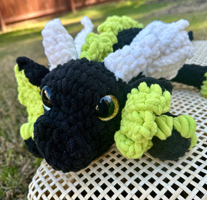 Cuddle Dragon Black and Green