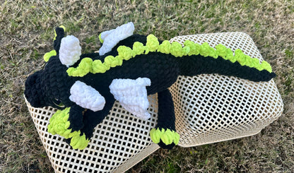 Cuddle Dragon Black and Green