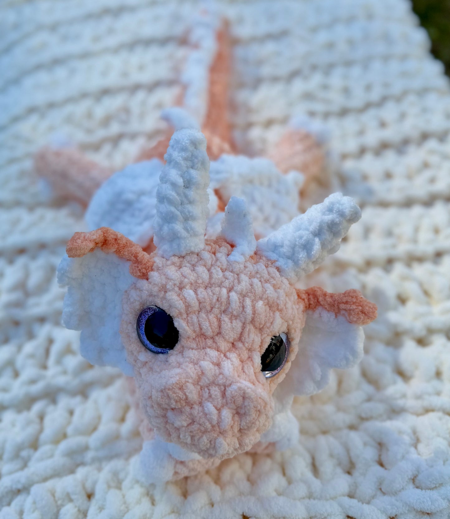 Creamsicle Snuggle Dragon