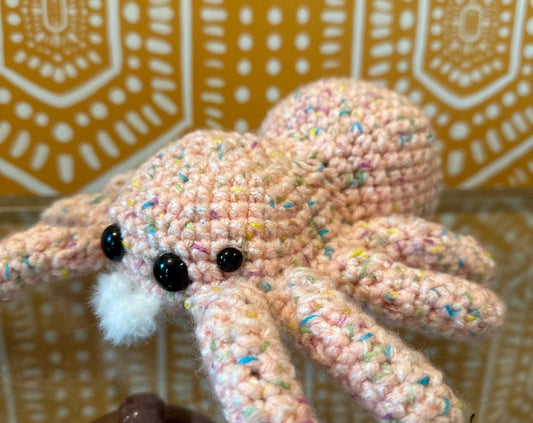 Pink Crochet Jumping Spider